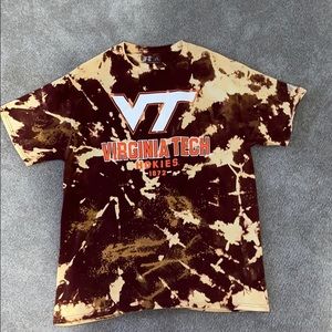 Large tie-dyed Virginia Tech T-shirt